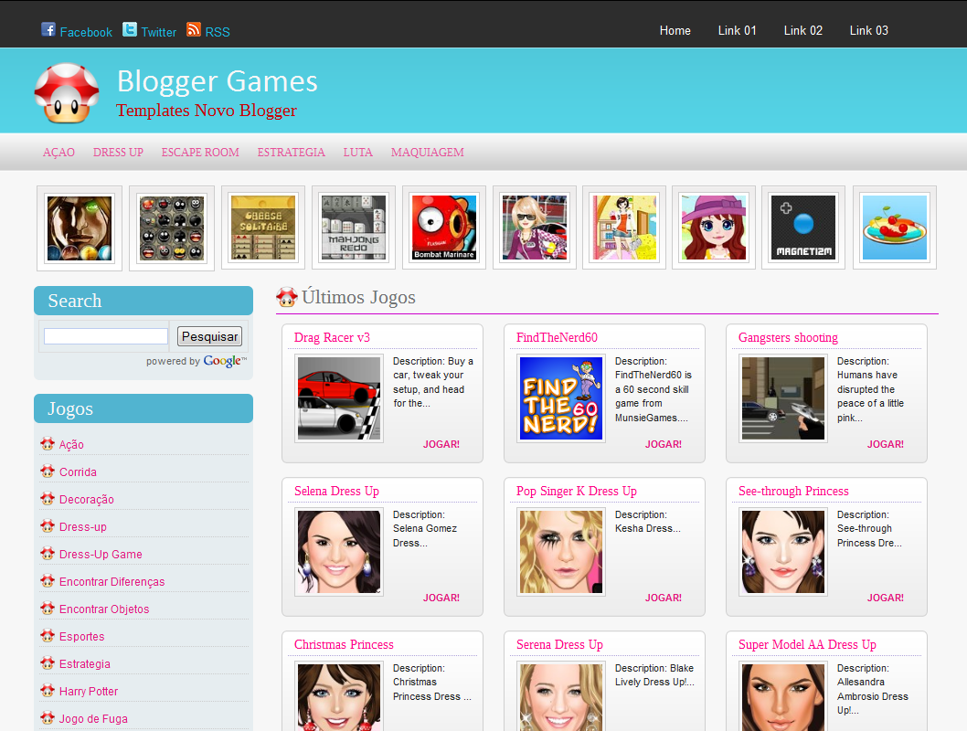 Blogger Oyun Teması İndir 2 Blogger oyun teması