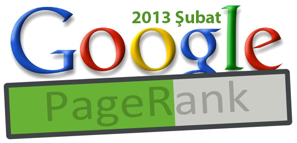 Google Pagerank Şubat 2013