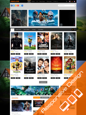 Joomla Mobil Uyumlu Film Teması