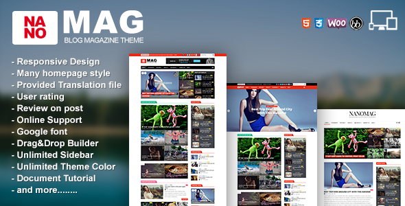 nanomag wordpress template v1.6 download