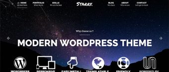 Starry Creative Easy Wordpress teması