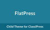 ClassiPress FlatPress Child Tema