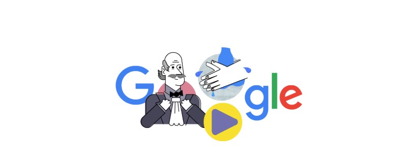 Google Ignaz Semmelweis Doodle