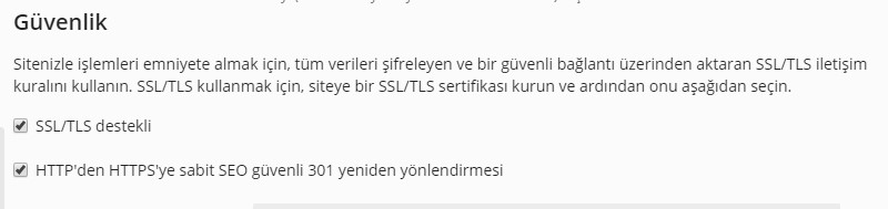 http siteyi https yönlendirme