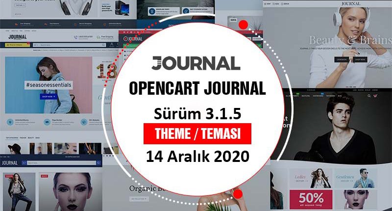 Opencart Journal 3.1.5 Güncel Sürümü Opencart Journal 3.1.5 Güncel Sürümü