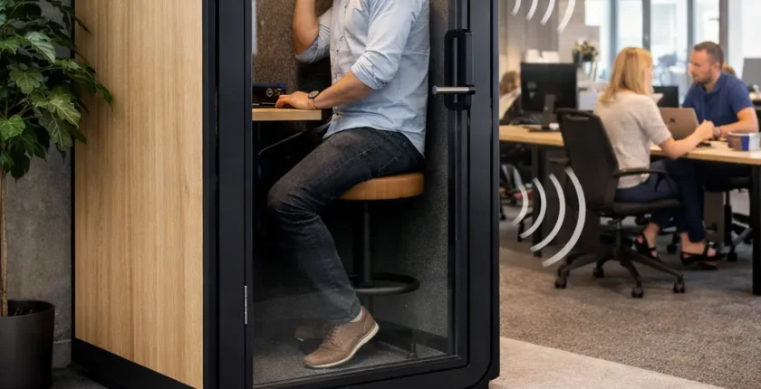 Telefon Görüşme Kabini ile Açık Ofislerde Sessiz ve Özel Alanlar